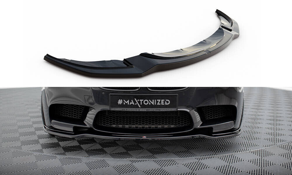 Frontlippe passend für BMW M5 F10/ F11 schwarz Hochglanz