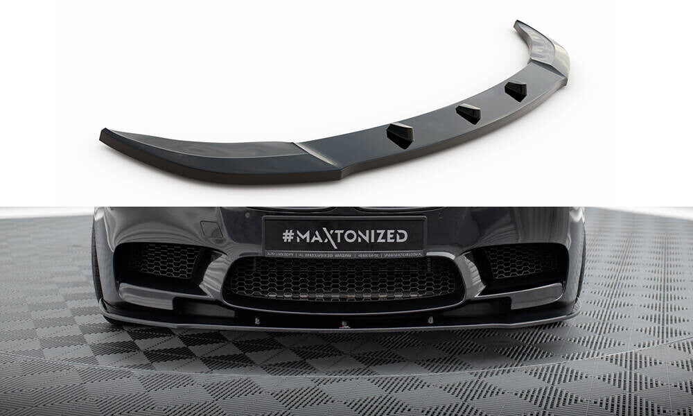 Frontlippe passend für BMW M5 F10/ F11 schwarz Hochglanz
