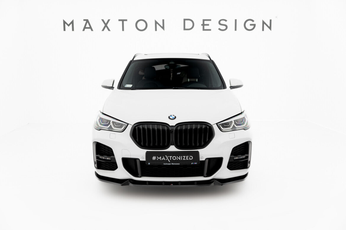 Frontlippe passend für BMW X1 M-Paket F48 FL schwarz Hochglanz