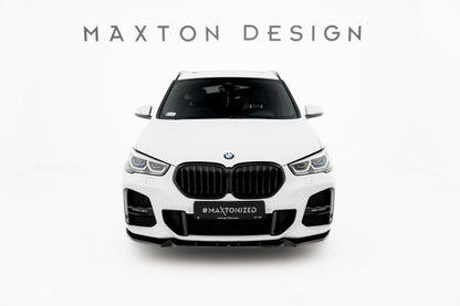 Frontlippe passend für BMW X1 M-Paket F48 FL schwarz Hochglanz