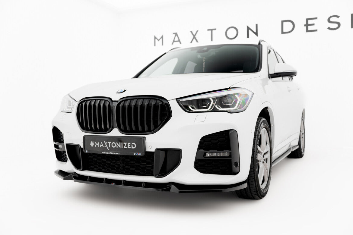 Frontlippe passend für BMW X1 M-Paket F48 FL schwarz Hochglanz