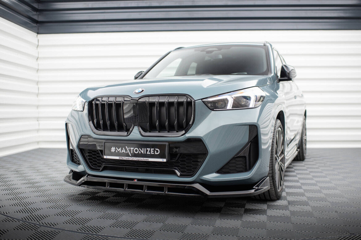 Frontlippe passend für BMW X1 M-Paket U11 schwarz Hochglanz