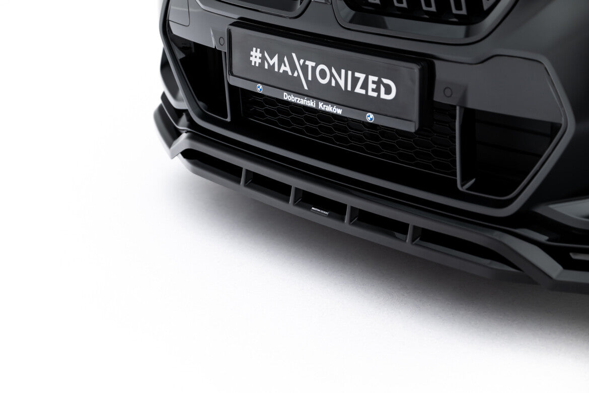 Frontlippe passend für BMW X1 M35i U11 schwarz Hochglanz