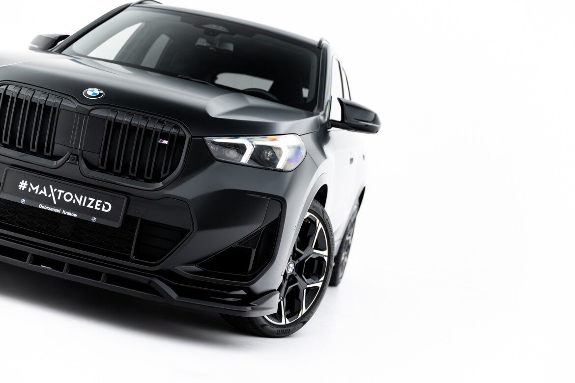 Frontlippe passend für BMW X1 M35i U11 schwarz Hochglanz