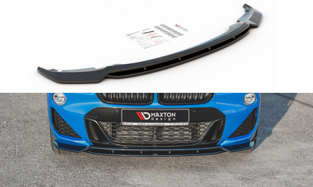 Frontlippe passend für BMW X2 F39 M-Paket schwarz Hochglanz