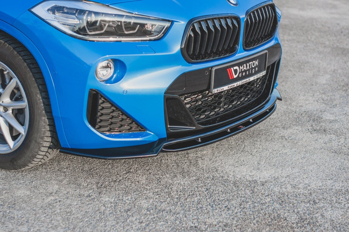 Frontlippe passend für BMW X2 F39 M-Paket schwarz Hochglanz