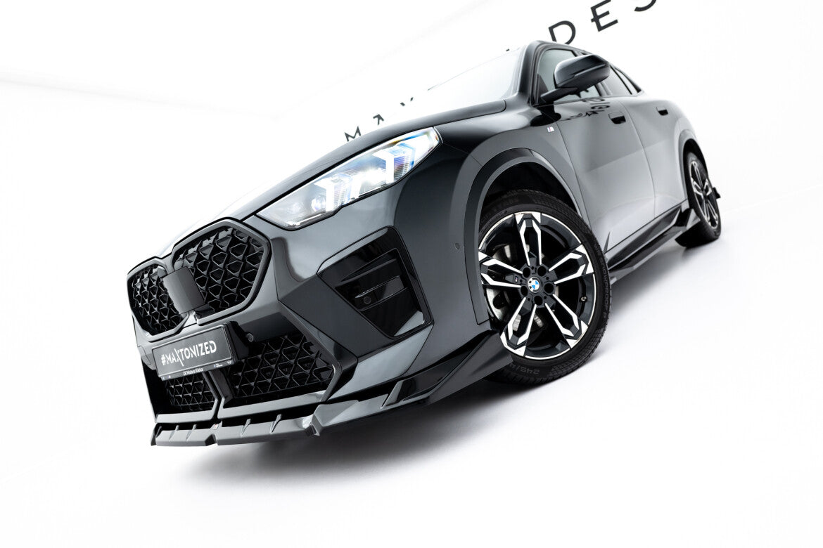 Frontlippe passend für BMW X2 M-Paket / iX2 U10 schwarz Hochglanz