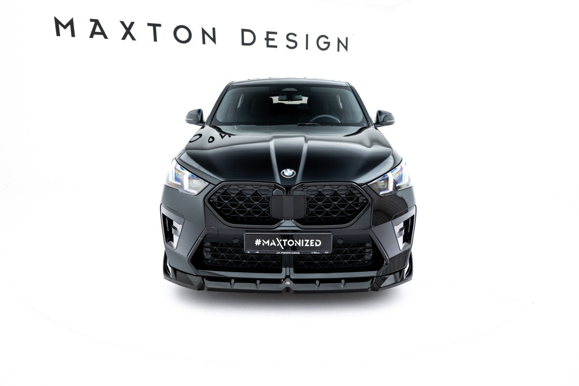 Frontlippe passend für BMW X2 M-Paket / iX2 U10 schwarz Hochglanz