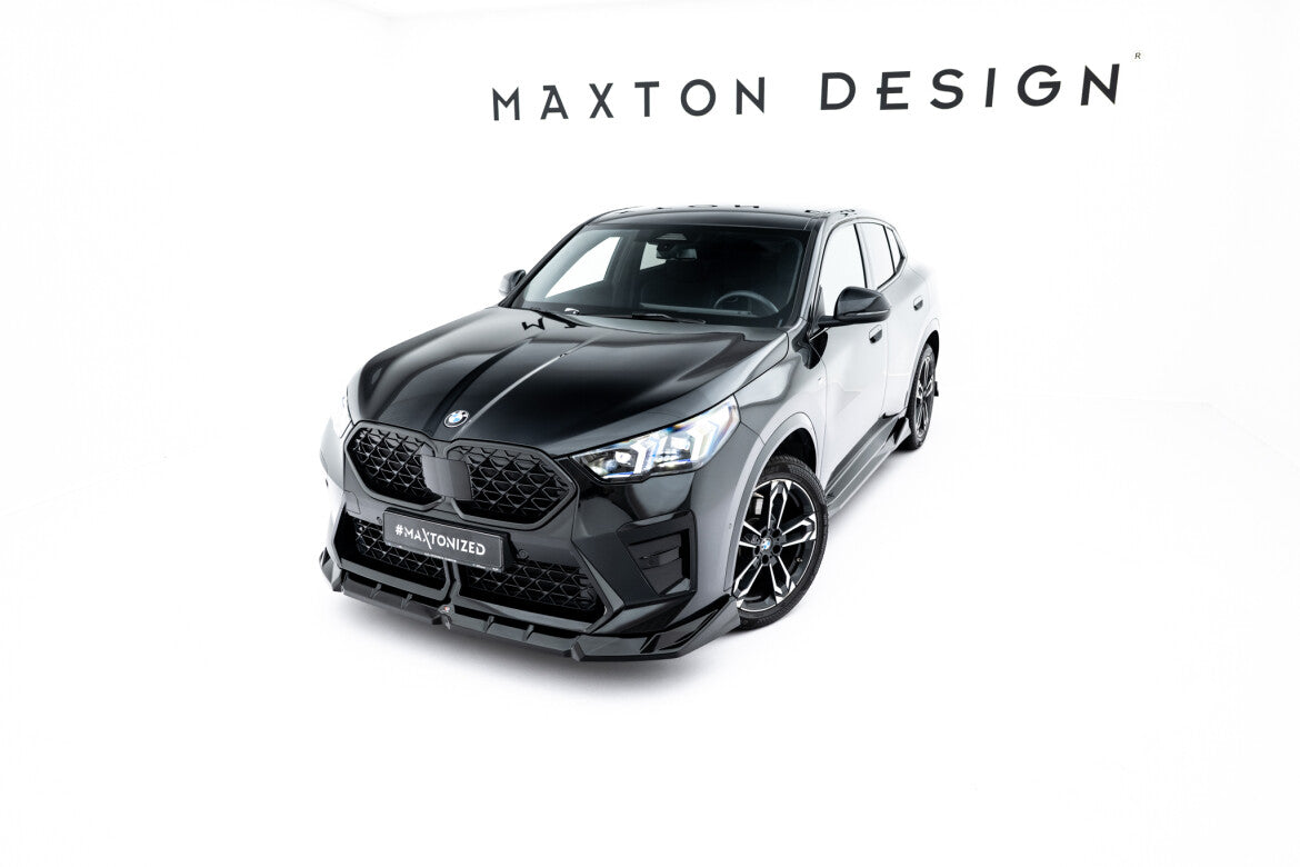 Frontlippe passend für BMW X2 M-Paket / iX2 U10 schwarz Hochglanz