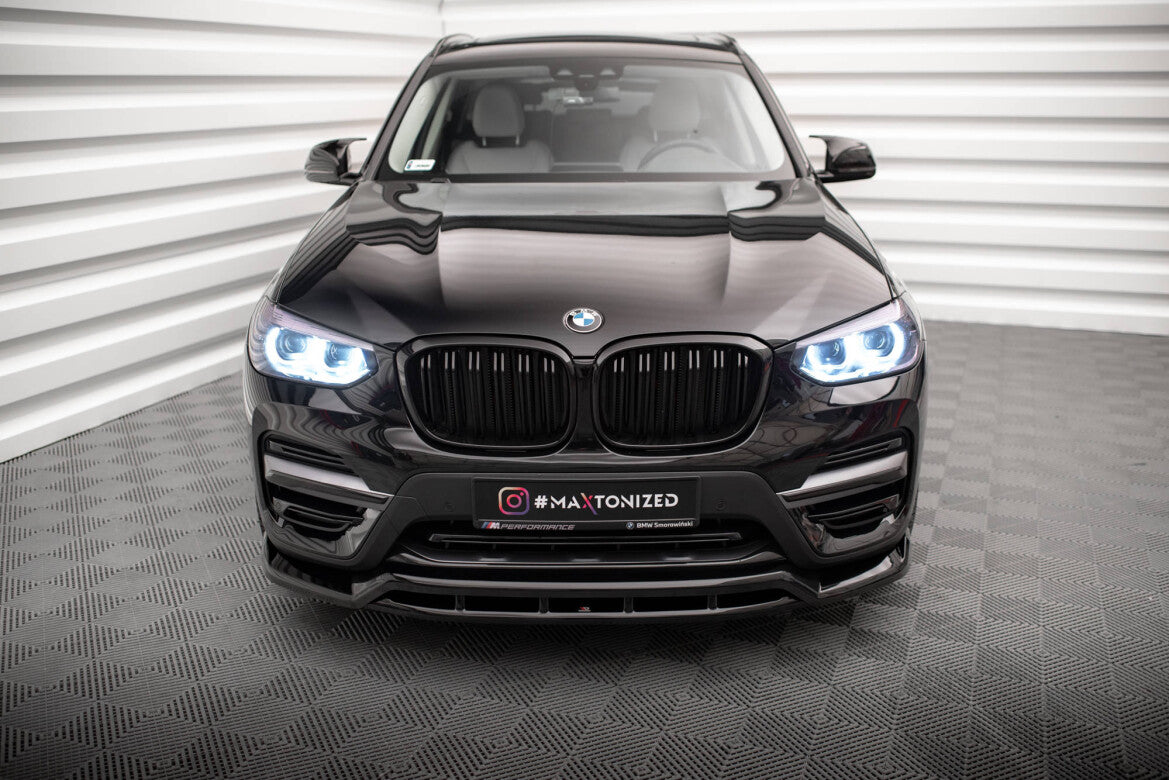 Frontlippe passend für BMW X3 G01 schwarz Hochglanz