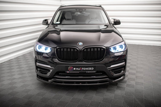 Frontlippe passend für BMW X3 G01 schwarz Hochglanz