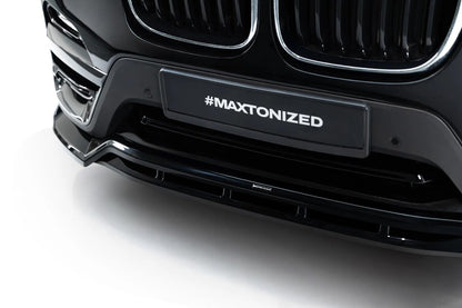 Frontlippe passend für BMW X3 G01 schwarz Hochglanz