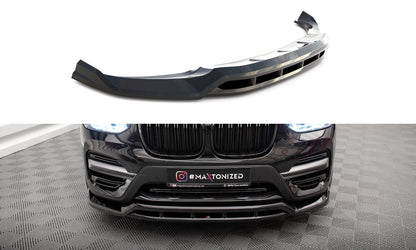 Frontlippe passend für BMW X3 G01 schwarz Hochglanz