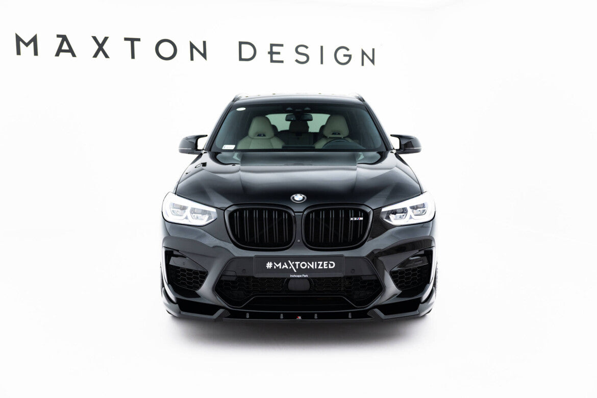 Frontlippe passend für BMW X3 M F97 schwarz Hochglanz