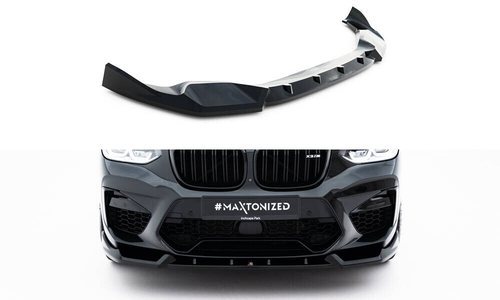 Frontlippe passend für BMW X3 M F97 schwarz Hochglanz