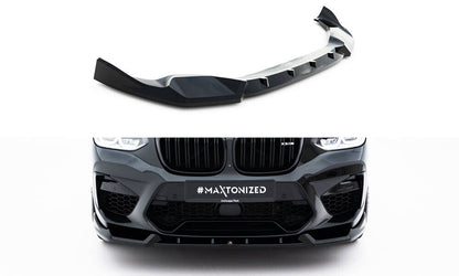 Frontlippe passend für BMW X3 M F97 schwarz Hochglanz