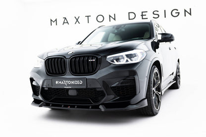 Frontlippe passend für BMW X3 M F97 schwarz Hochglanz