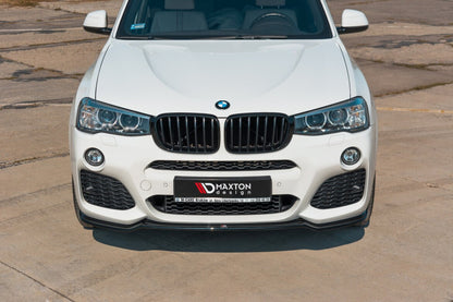 Frontlippe passend für BMW X3 M-Paket F25 FL schwarz Hochglanz