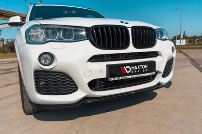 Frontlippe passend für BMW X3 M-Paket F25 FL schwarz Hochglanz