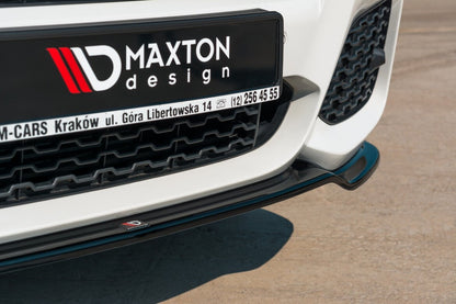 Frontlippe passend für BMW X3 M-Paket F25 FL schwarz Hochglanz
