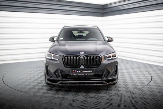 Frontlippe passend für BMW X3 M-Paket G01 FL / iX3 M-Paket G08 FL schwarz Hochglanz