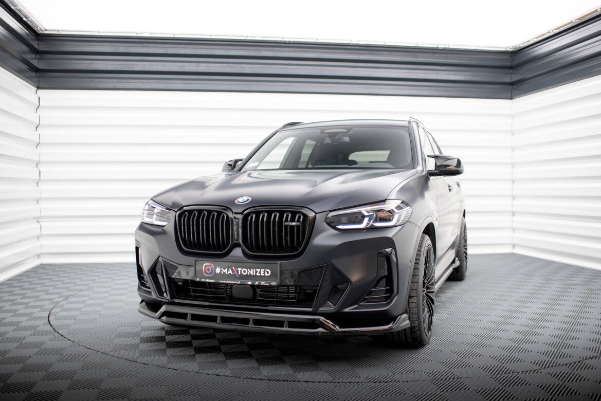 Frontlippe passend für BMW X3 M-Paket G01 FL / iX3 M-Paket G08 FL schwarz Hochglanz