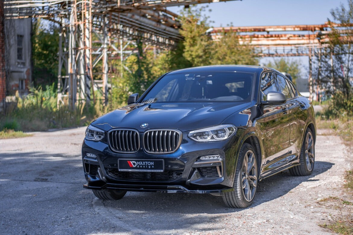 Frontlippe passend für BMW X4 M-Paket G02 schwarz Hochglanz