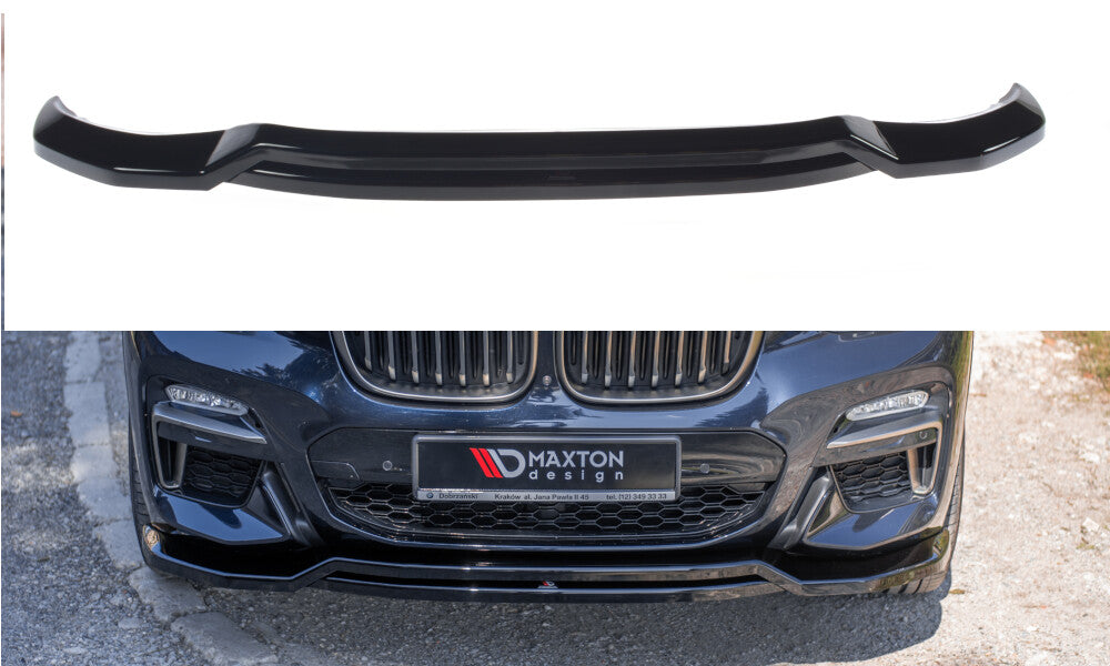 Frontlippe passend für BMW X4 M-Paket G02 schwarz Hochglanz