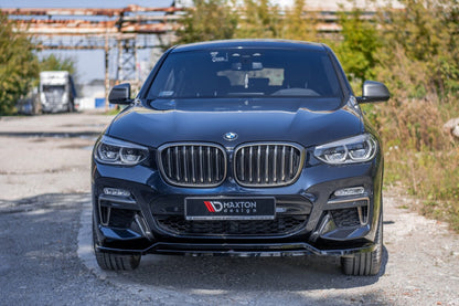 Frontlippe passend für BMW X4 M-Paket G02 schwarz Hochglanz