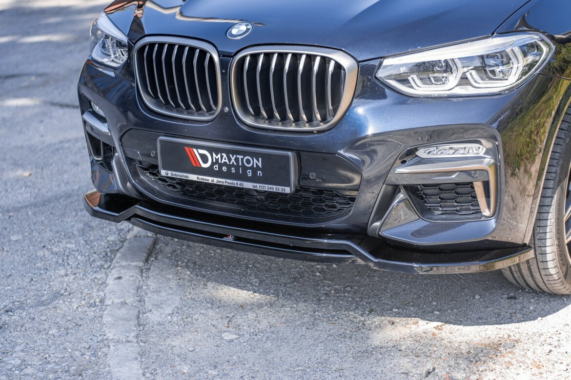 Frontlippe passend für BMW X4 M-Paket G02 schwarz Hochglanz