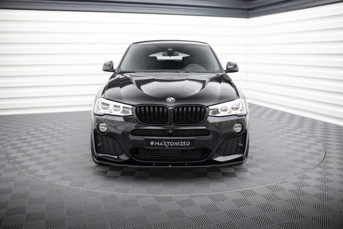 Frontlippe passend für BMW X4 M Paket schwarz Hochglanz
