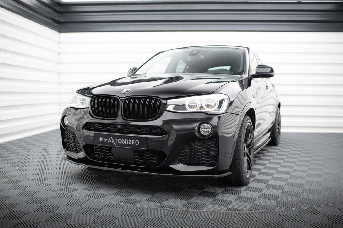 Frontlippe passend für BMW X4 M Paket schwarz Hochglanz