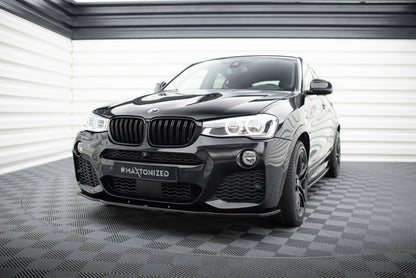 Frontlippe passend für BMW X4 M Paket schwarz Hochglanz
