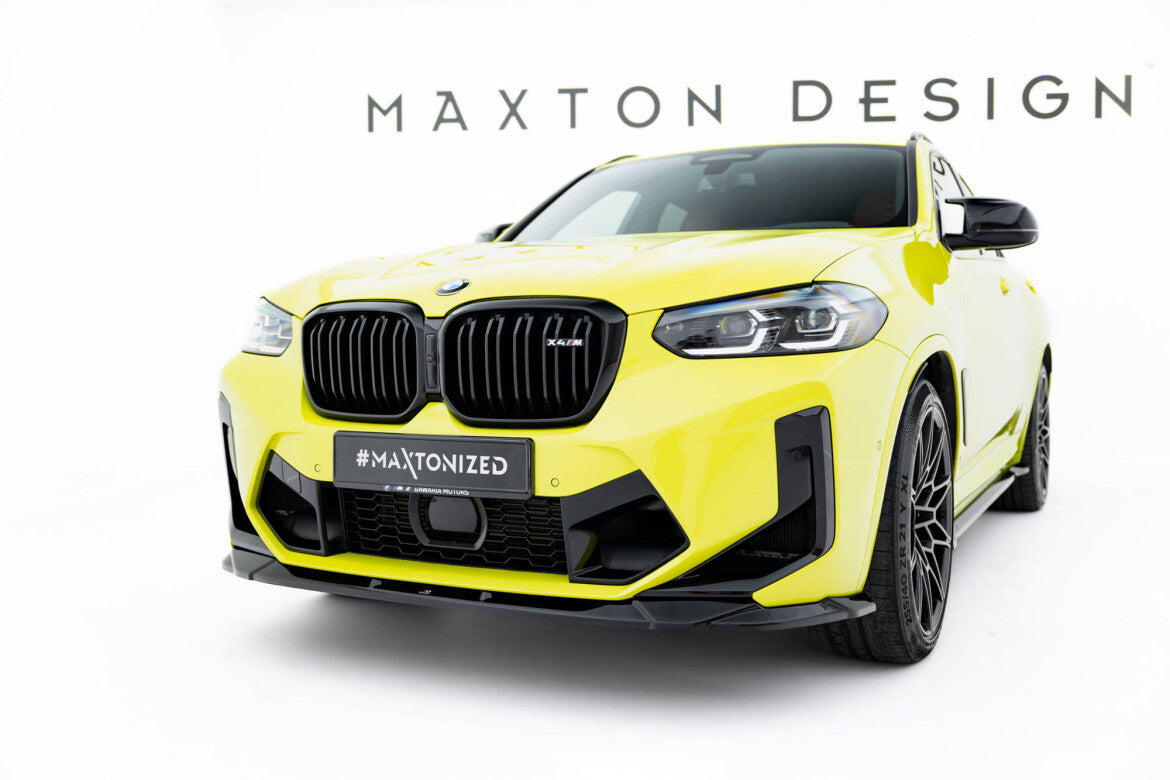 Frontlippe passend für BMW X4M F98 FL schwarz Hochglanz