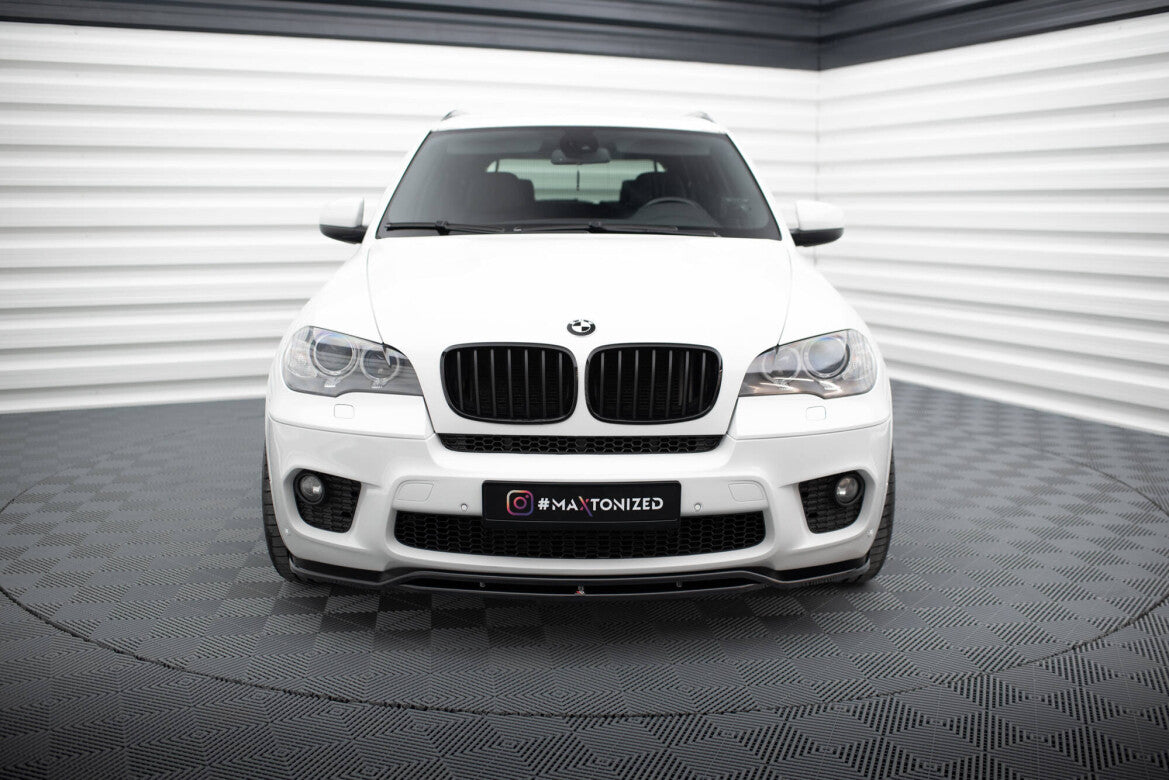 Frontlippe passend für BMW X5 E70 FL M Paket schwarz Hochglanz