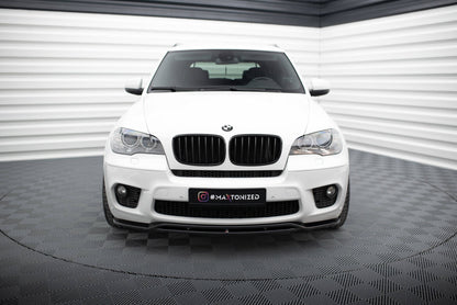 Frontlippe passend für BMW X5 E70 FL M Paket schwarz Hochglanz