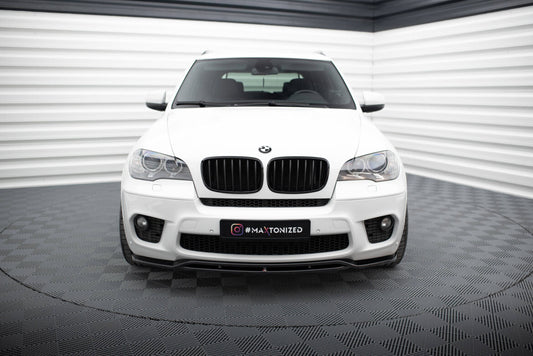 Frontlippe passend für BMW X5 E70 FL M Paket schwarz Hochglanz