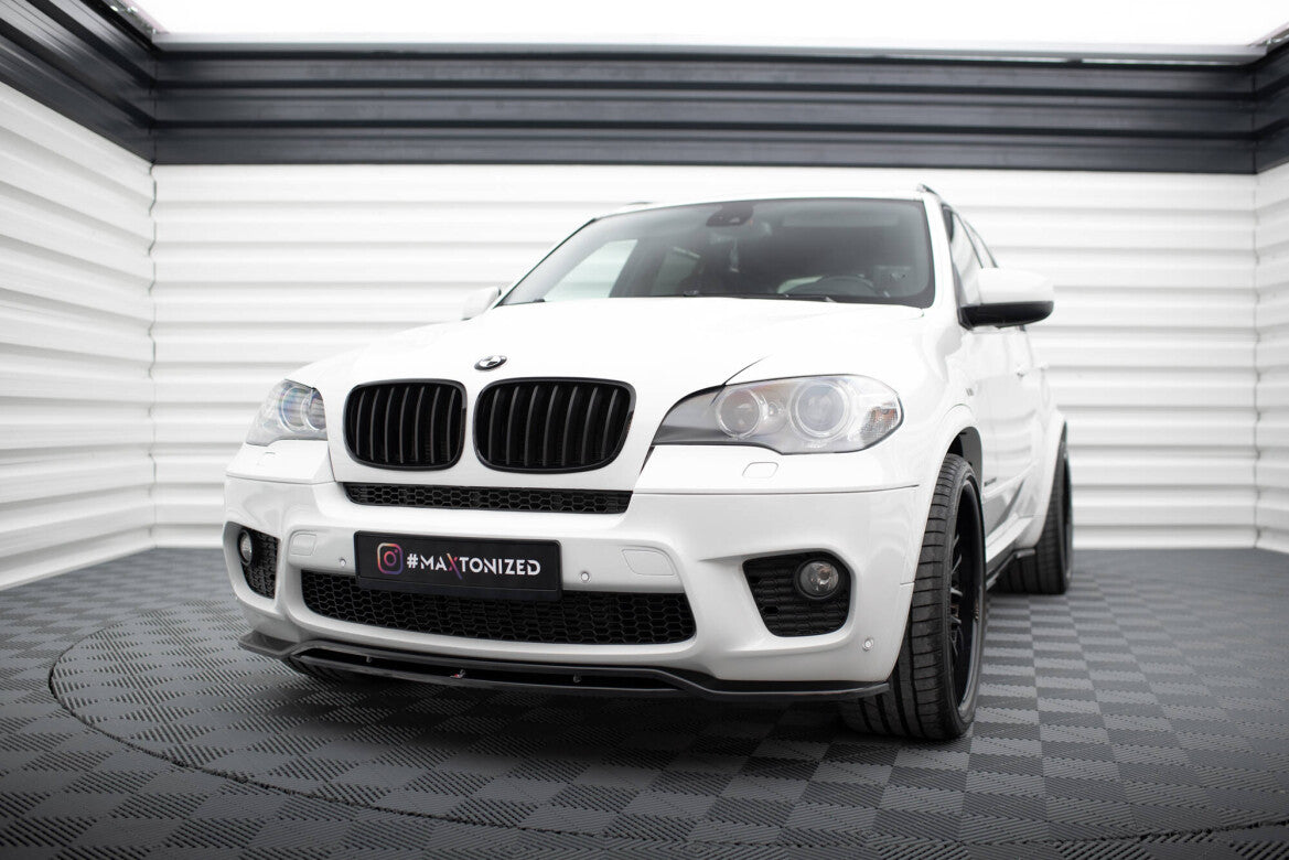 Frontlippe passend für BMW X5 E70 FL M Paket schwarz Hochglanz