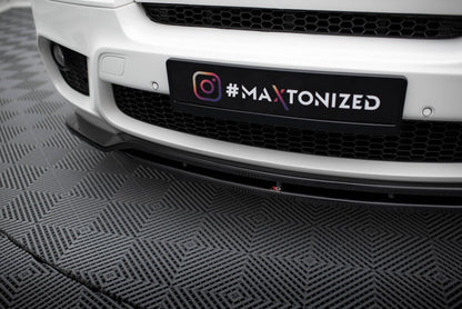 Frontlippe passend für BMW X5 E70 FL M Paket schwarz Hochglanz