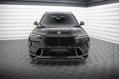Frontlippe passend für BMW X7 M-Paket G07 FL schwarz Hochglanz