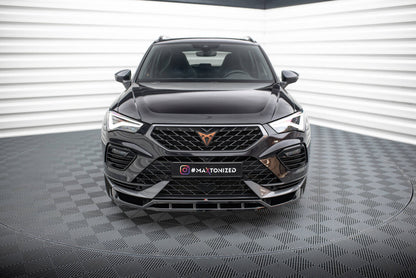 Frontlippe passend für CUPRA Ateca Mk1 FL schwarz Hochglanz