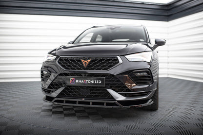 Frontlippe passend für CUPRA Ateca Mk1 FL schwarz Hochglanz