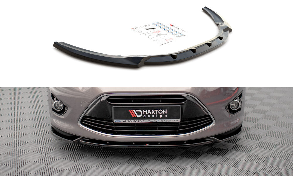Frontlippe passend für Ford C-Max Mk2 schwarz Hochglanz