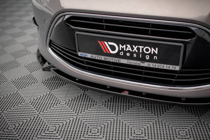 Frontlippe passend für Ford C-Max Mk2 schwarz Hochglanz