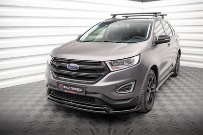 Frontlippe passend für Ford Edge Mk2 schwarz Hochglanz