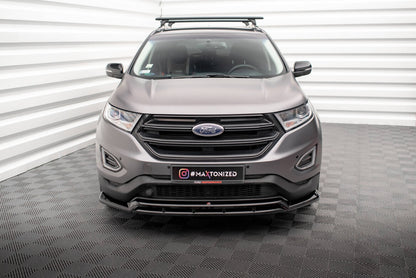 Frontlippe passend für Ford Edge Mk2 schwarz Hochglanz