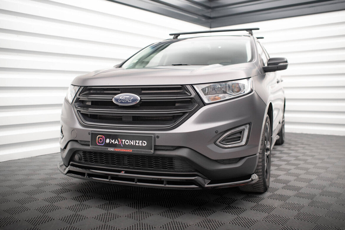 Frontlippe passend für Ford Edge Mk2 schwarz Hochglanz