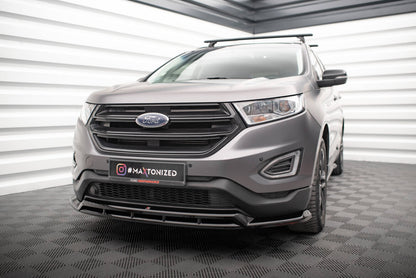 Frontlippe passend für Ford Edge Mk2 schwarz Hochglanz