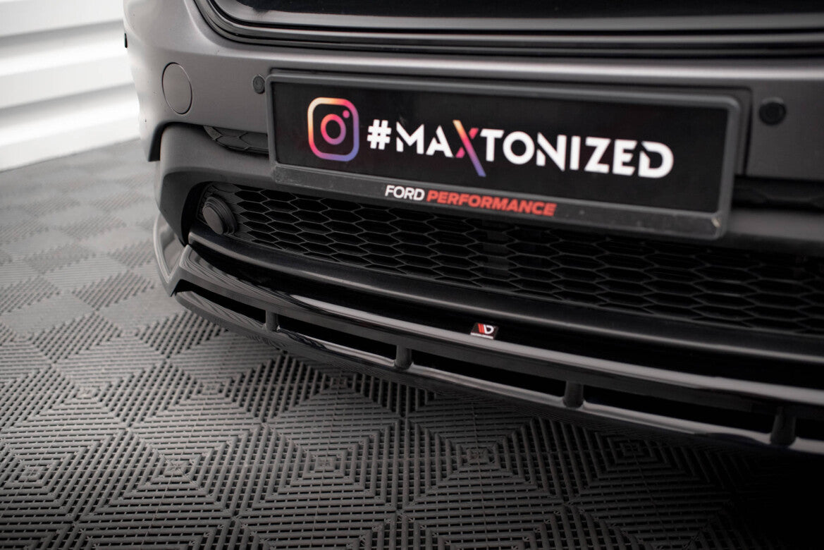 Frontlippe passend für Ford Edge Mk2 schwarz Hochglanz