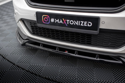 Frontlippe passend für Ford Edge Sport Mk2 schwarz Hochglanz